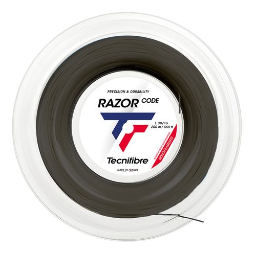 Tecnifibre ATP Razor Code 17g (1.25mm) Tennis String REEL (660) Carbon 04RRA125XCimage