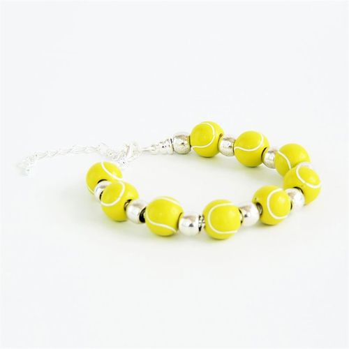 Racquet Inc Tennis Bracelet - Silver/Yellowimage