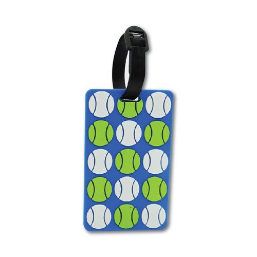 Racquet Inc Bag Tags - Tennis Balls Blue/Greenimage