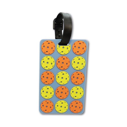 Racquet Inc Bag Tags Pickleball Balls - Orange/Yellow/Greyimage