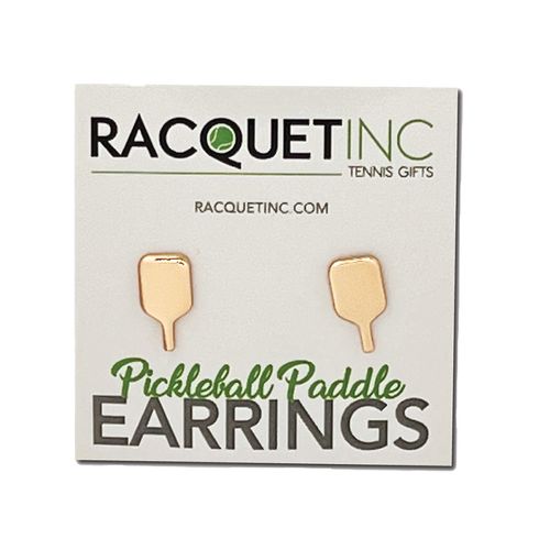Racquet Inc Pickleball Paddle Earrings Rose Gold RITG228
image