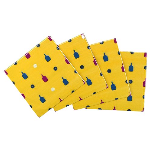 Racquet Inc Pickleball Napkins Yellow RITG254image