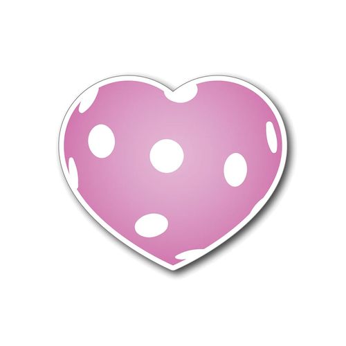 Racquet Inc Pickleball Heart Magnet - Pinkimage