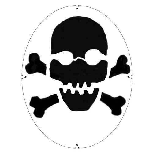 Tourna Skull and Crossbones Stencil
image