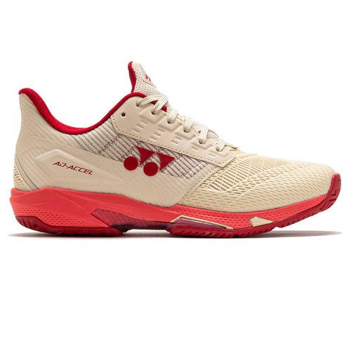Yonex AD Accel Womens Tennis Shoe Beige/Pink STAAWBPimage