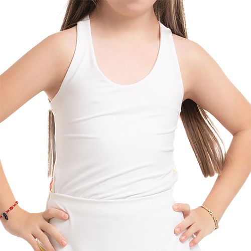 Lucky in Love Retro Prisma Stripe Girls Tank Top Rainbow T288 926image