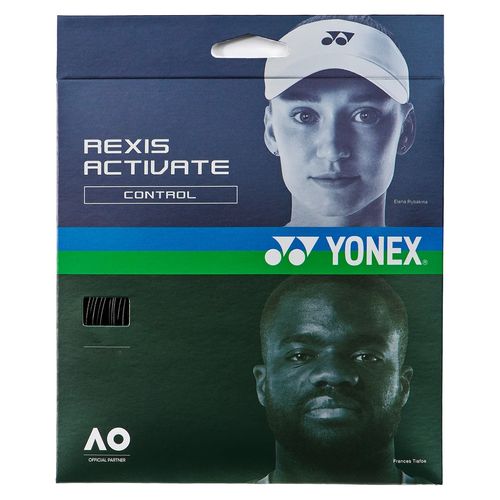 Yonex Rexis Activate 16g (1.30mm) Tennis String Blackimage