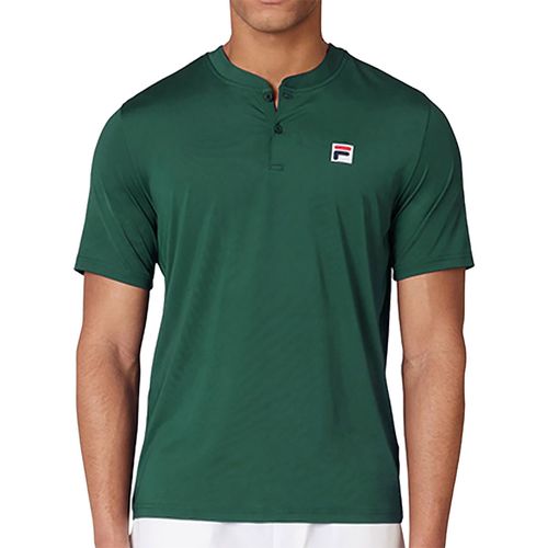 Fila Essentials Short Sleeve Henley Mens Green Jacket TM31D336 300
image