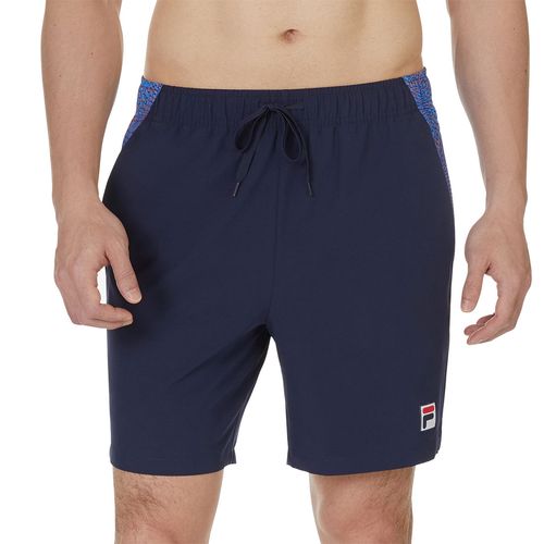 Fila Deuce Court Printed Woven Short Mens Fila Navy/Geo Print TM33E232-445
image
