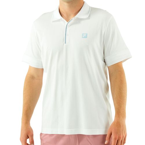 Fila Center Court Seamless Polo Mens White/Skipper Blue TM511112 100
image