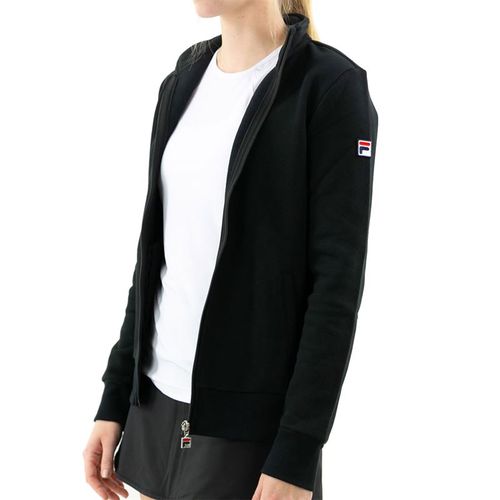 Fila Match Fleece Full Zip Jacket Womens Black TW016941 001
image