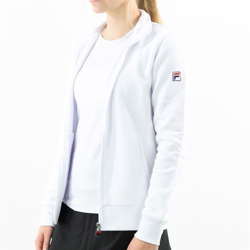Fila Match Fleece Full Zip Jacket Womens White TW016941 100
image