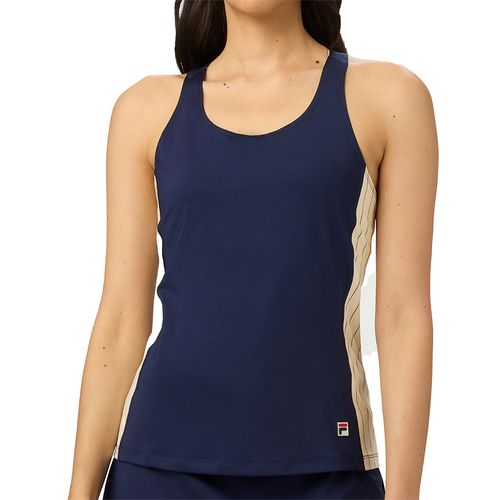 Fila Performance Iconic Racerback Tank Top Womens Fila Navy/Gardenia TW431112 492
image
