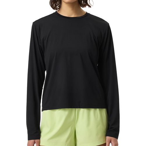 Fila Solid Core Long Sleeve Top Womens Black TW511122 001image