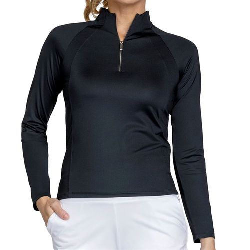 Tail Essentials Imelda 3/4 Zip Long Sleeve Top Womens Onyx TX2969 9004
image