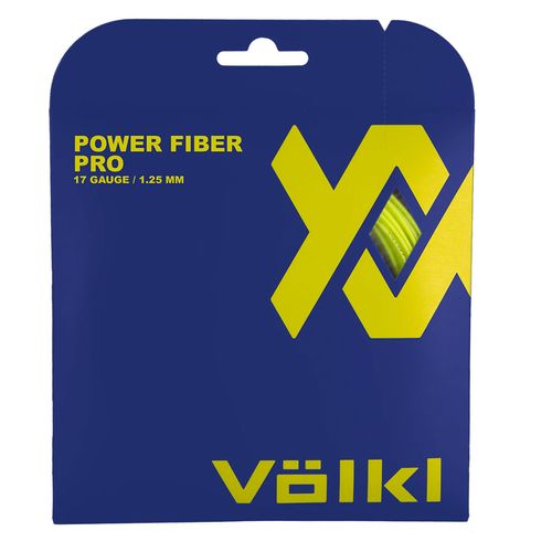 Volkl Power Fiber Pro 17g (1.25mm) Tennis String Neon Yellow V29402ûimage