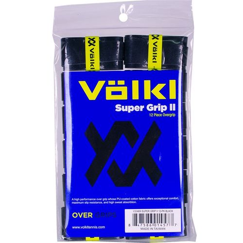 Volkl Super Grip II Overgrip 12 Pack - Blackimage