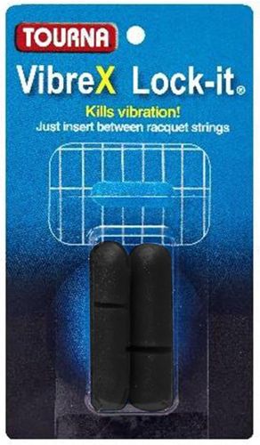 Tourna Lock-It Vibration Dampeners 2pk BlackûVIB LOK BK
image