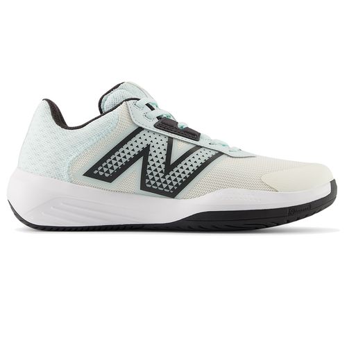 New Balance 696v6 Womens Tennis Shoe D Width Sea Salt/Glint Blue/White W6963VZ Dimage