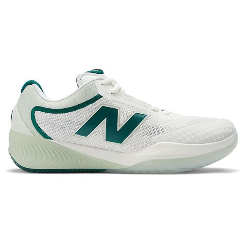 New Balance 996v6 Womens Tennis Shoe D Width White/Marsh Green WCH996A6 Dimage