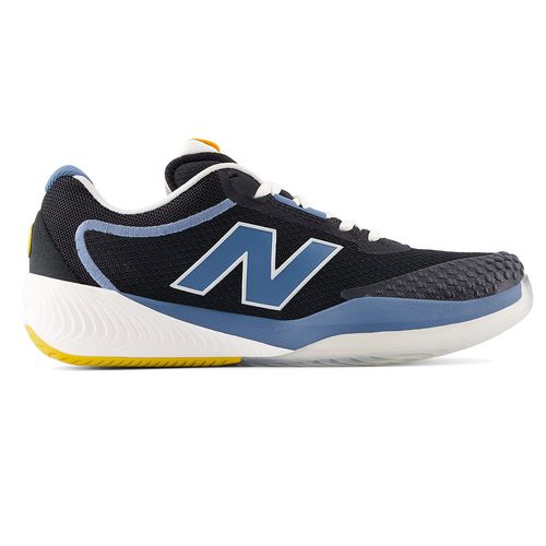 New Balance FuelCell 996v6 Womens Tennis Shoe B Width Black/Blue Gemstone/Apollo Gold WCH996B6 B
image