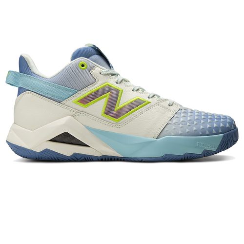 New Balance Coco CG2 Womens Tennis Shoe B Width White/Sea Salt/Glint Blue WCOC9AL Bimage