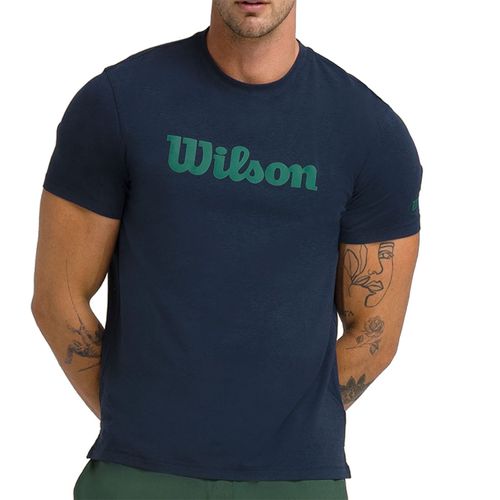 Wilson Easy Street Tee Shirt Mens Classic Navy/Field Green WM00009331-DB3
image