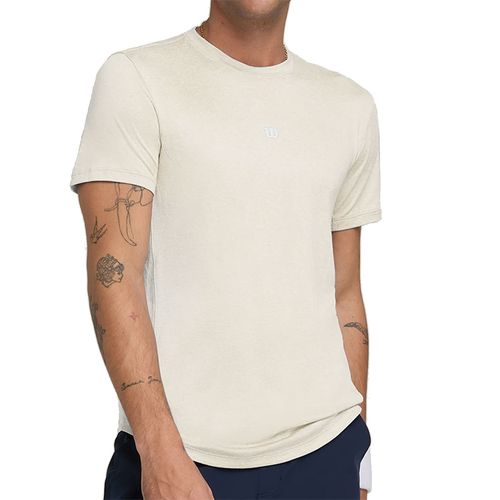 Wilson Everyday Performance Tee Shirt Mens Sanddrift WM00011411 GYC
image