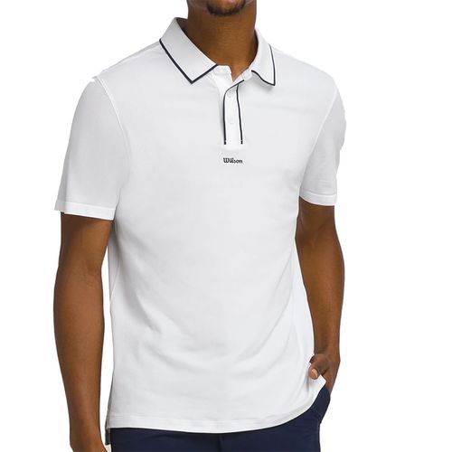 Wilson All Seasons Polo Mens Bright White/Classic Navy WM00054331 WTA
image
