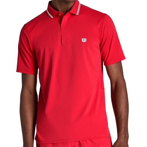 Wilson Challengers Technical Polo Mens Varsity Red WM00507R044001image