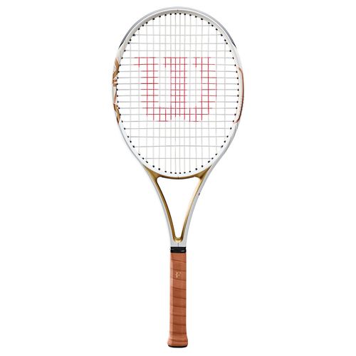 Wilson RF 01 Pro Hall of Fame Tennis Racquet White/Gold WR217511Uimage