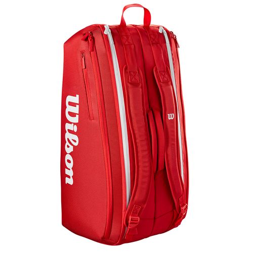 Wilson Super Tour 9 Pack Tennis Bag - Red | Midwest Racquet Sports