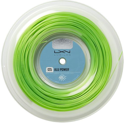 Luxilon ALU Power 16L (1.25mm) Tennis String REEL (660) Lime WR8301201125image