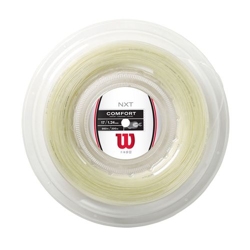 Wilson NXT 17g (1.25mm) Tennis String REEL (200m) Natural WR831120117image