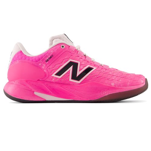 New Balance CT Rally v2 Womens Tennis Shoe B Width Pink Heat/Black WRAL3TF Bimage