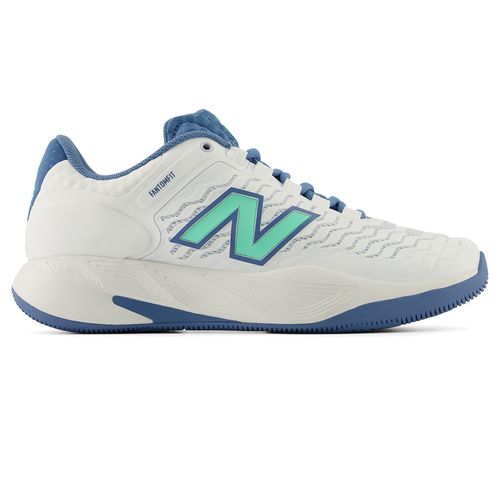 New Balance CT-Rally v2 Womens Tennis Shoe D Width White/Blue WRAL9W6 Dimage