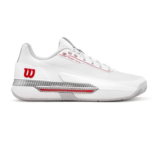 Wilson Rush Tour 5 Mens Tennis Shoe White/Micro Chip/Wilson Red WRS00963001image