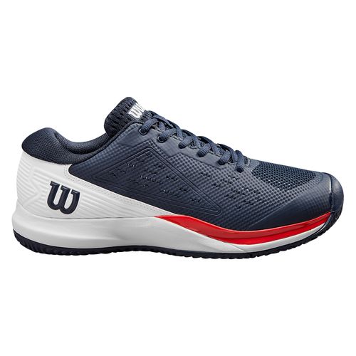 Wilson Rush Pro Ace Mens Tennis Shoe Navy Blazer/White/Wilson Red WRS332730Uimage