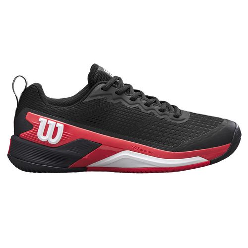Wilson Rush Pro 4.5 Mens Tennis Shoe Black/Infrared/White WRS334330U
image