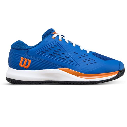 Wilson Rush Pro Ace Junior Tennis Shoe Deja Vu Blue/Orange Tiger/White WRS337590Uimage
