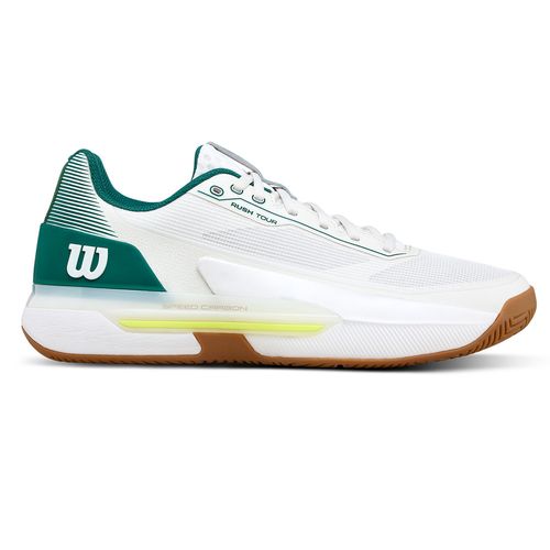 Wilson Rush Tour 5 Mens Tennis Shoe White/Evergreen/Gum WRS338230Uimage
