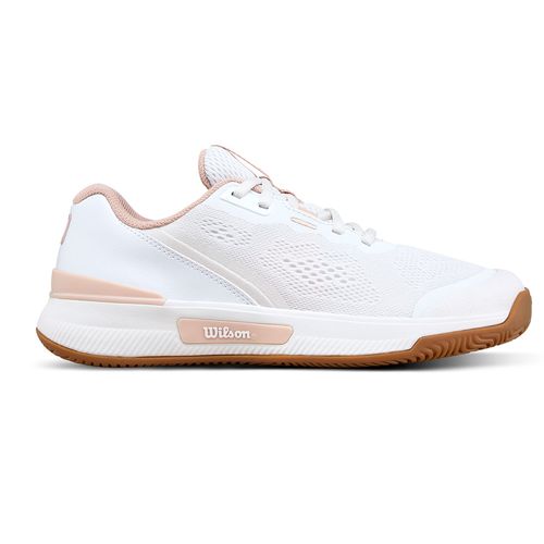 Wilson Intrigue Pro Womens Tennis Shoe White/Cameo Rose/Gum WRS338310Uimage