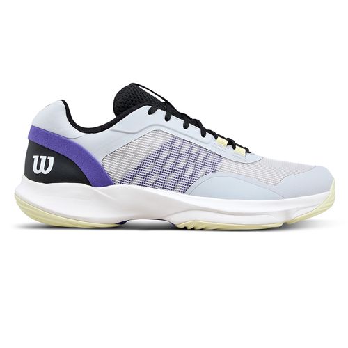Wilson Hurakn Pro v2 Mens Tennis Shoe Gray Dawn/Black/Tender Yellow WRS338330Uimage