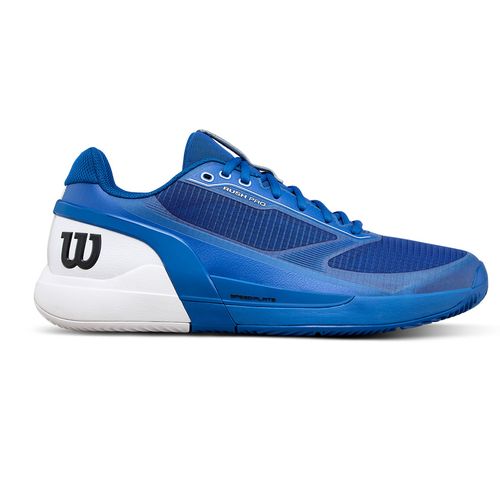 Wilson Rush Pro 5 Mens Clay Tennis Shoe Deja Vu Blue/White/Black WRS338550Uimage