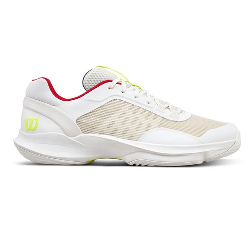Wilson Hurakn Pro v2 Mens Padel Shoe Snow White/Snow White/Safety Yellow WRS339530Uimage