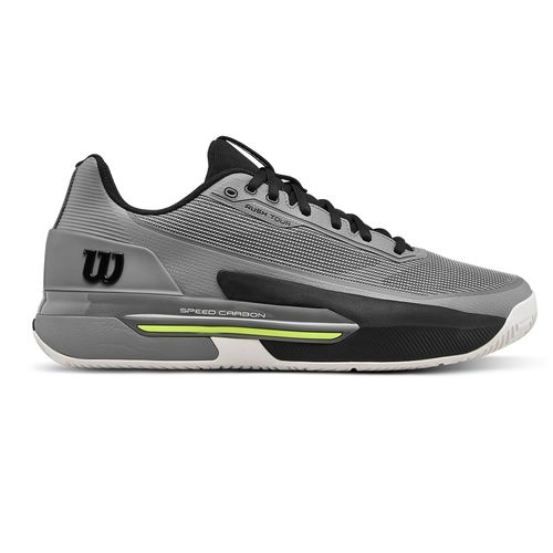 Wilson Rush Tour 5 Mens Tennis Shoe Titanium/Black/Safety Yellow WRS339650Uimage