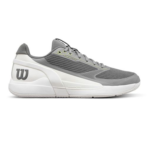 Wilson Rush Pro 5 Mens Tennis Shoe Titanium/Black/Safety Yellow WRS339670Uimage