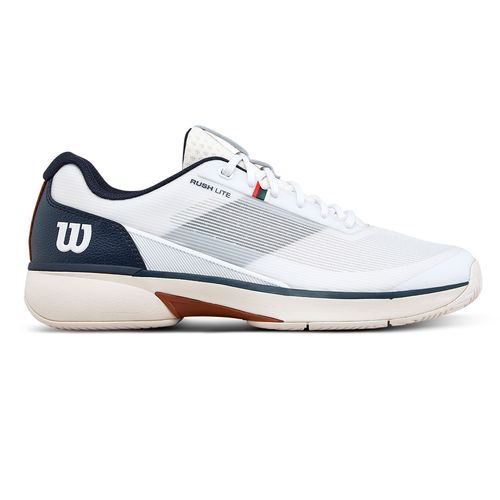 Wilson Rush Lite 5 Mens Tennis Shoe White/Navy Blazer/Gum WRS340000Uimage