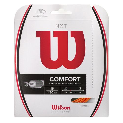 Wilson NXT 16g (1.30mm) Tennis String Neon Orange SEED setimage