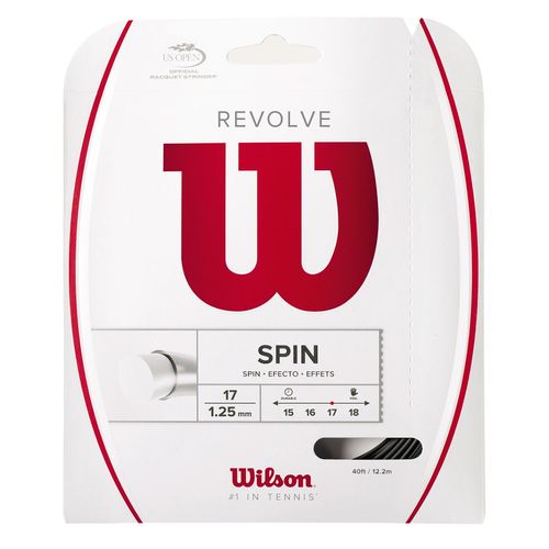 Wilson Revolve Spin 17g (1.25) String Black WRZ946900image